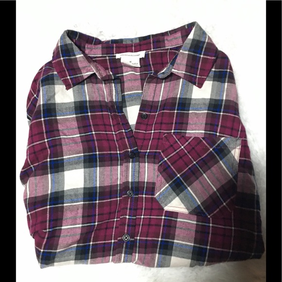 Beach lunch lounge Flannel Shirt Size Medium - Picture 7 of 7